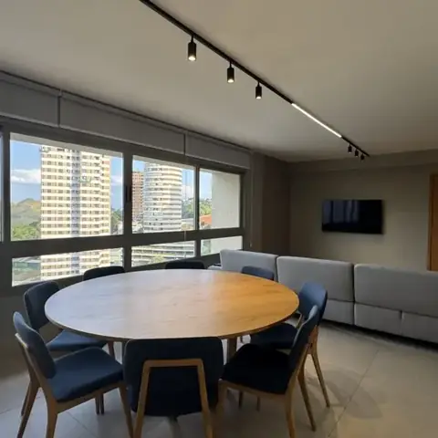 Apartamento mobiliado de 3 suítes para alugar no Vale do Sereno