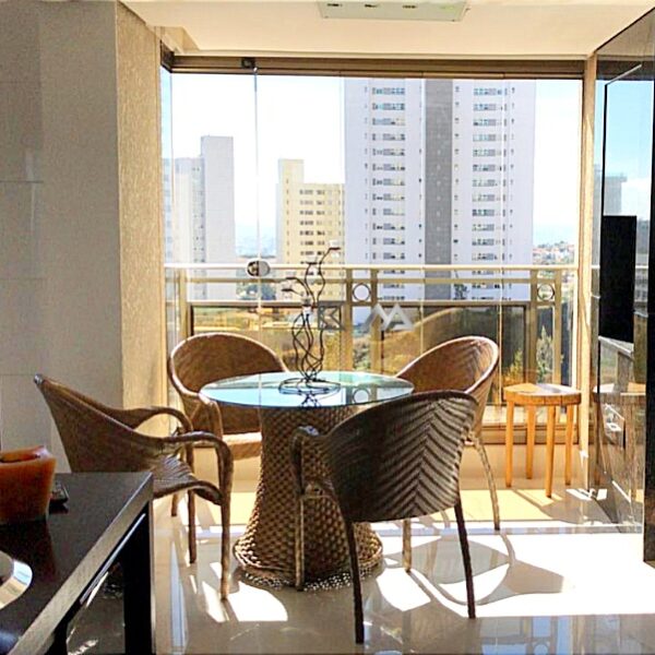 Vista panorâmica Apartamento Mobiliado de 4 Quartos, com 4 vagas, para aluguel por R$25.000,00 no Edifício Le Grand Atlas, Alameda Oscar Niemeyer 1374, Vila da Serra, Nova Lima - MG