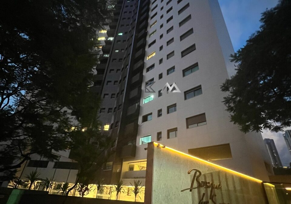 Fachada Apartamento de 4 Quartos, com 4 vagas, à venda por R$2.700.000,00 no Edifício Bosque do Sereno, Vila da Serra, Nova Lima