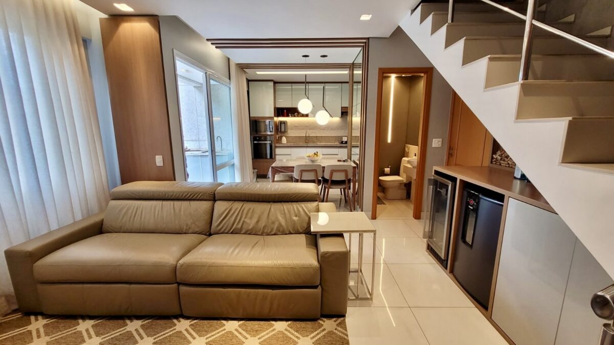 Sala Apartamento de 2 Quartos Duplex à venda por R$1.150.000,00 no Edifício Inovatto, Vila da Serra, Nova Lima