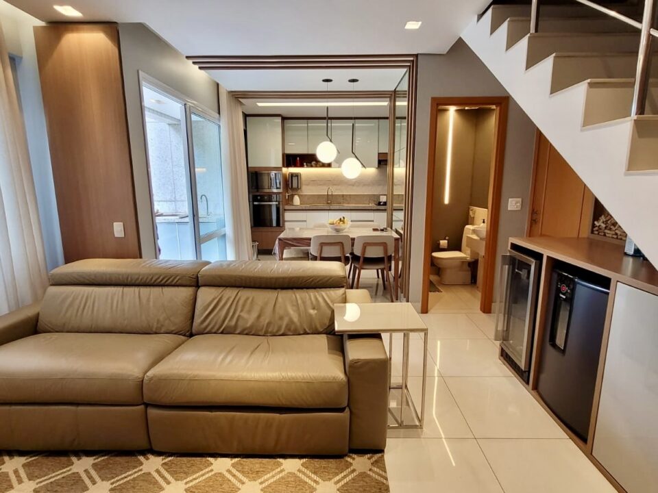 Sala Apartamento de 2 Quartos Duplex à venda por R$1.150.000,00 no Edifício Inovatto, Vila da Serra, Nova Lima