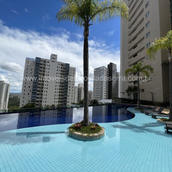 Piscina descoberta Apartamento de 4 Quartos, com 3 vagas, para venda por R2.850.000,00, no Condomínio Alameda, Vila da Serra, Nova Lima