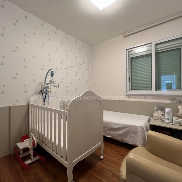 Semi suíte criança Apartamento de 4 Quartos, com 3 vagas, para venda por R2.900.000,00, no Condomínio Alameda, Vila da Serra, Nova Lima - MG