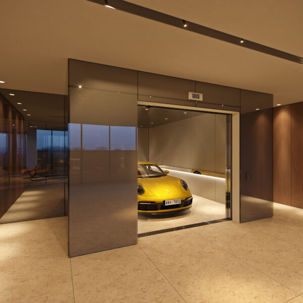 Elevador de carro Apartamento de 5 quartos, com 11 vagas, à venda por R$12.000.000,00, no Edifício Quatro Ventos, Nova Lima - MG