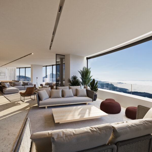 Varanda Apartamento de 5 quartos, com 11 vagas, à venda por R$12.000.000,00, no Edifício Quatro Ventos, Nova Lima - MG