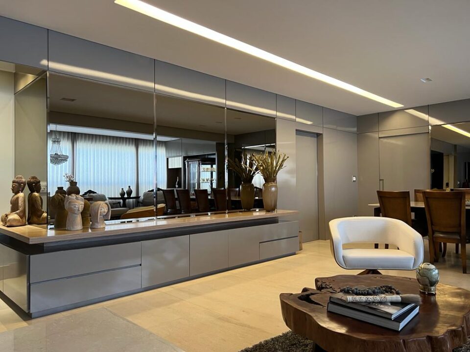 Sala Apartamento de 4 Quartos, 4 Vagas, por R$3.950.000,00, no Edifício Blue Tower, Vila da Serra, Nova Lima - MG