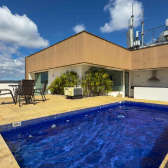 Piscina Cobertura à venda no Vila da Serra Nova Lima Edifício Mirante da Serra