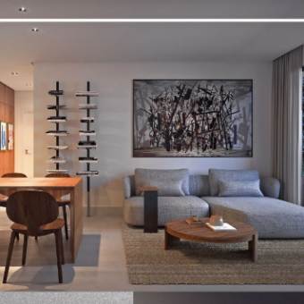 Sala Apartamento de 03 Quartos à venda por R$1.690.000,00 no Luar Residencial Vale do Sereno