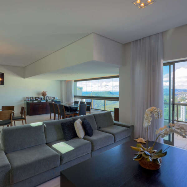 Sala ampla Cobertura à venda no Vila da Serra Nova Lima Edifício Mirante da Serra