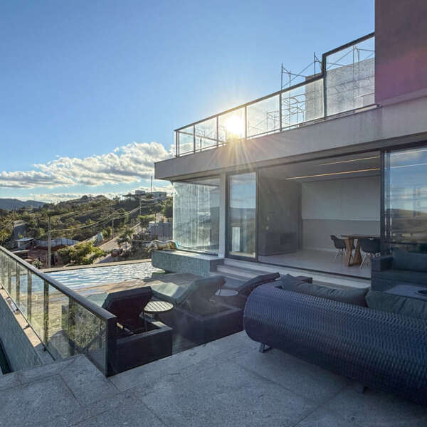 Espaço de lazer com vista Casa à venda no Condomínio Mirante da Mata Nova Lima
