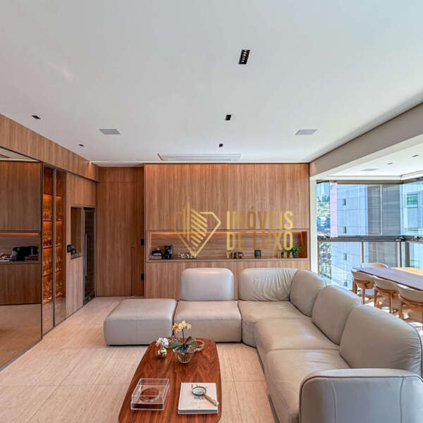Sala com marcenaria Apartamento de 4 Quartos à venda no Vale do Sereno - Bosque do Sereno