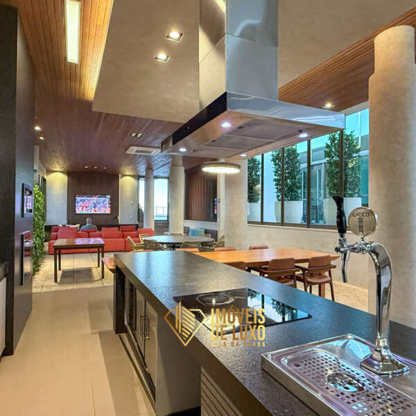 Espaço Gourmet Apartamento mobiliado à venda no Grand Líder Olympus, Vila da Serra, Nova Lima