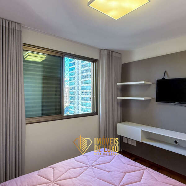 Suite de visita Apartamento mobiliado à venda no Grand Líder Olympus, Vila da Serra, Nova Lima