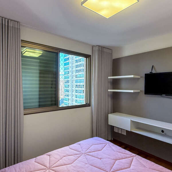 Suite de visita Apartamento mobiliado para alugar no Grand Líder Olympus, Vila da Serra, Nova Lima