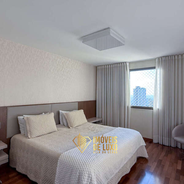 Suíte principal Apartamento mobiliado à venda no Grand Líder Olympus, Vila da Serra, Nova Lima