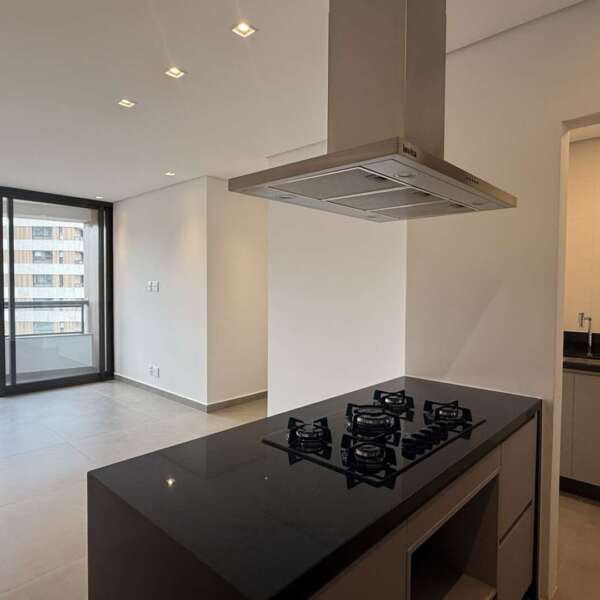 Cozinha em conveito aberto Sala Apartamento aluguel Vale do Sereno Nova Lima 3 Quartos Luar Residencial