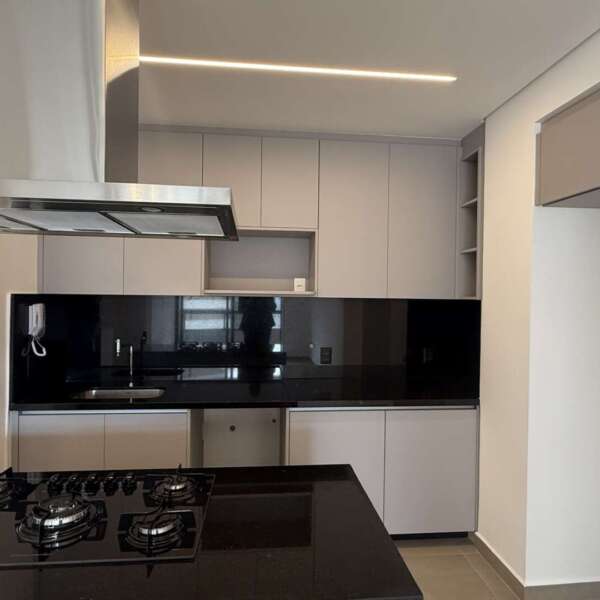 Cozinha equipada Sala Apartamento aluguel Vale do Sereno Nova Lima 3 Quartos Luar Residencial
