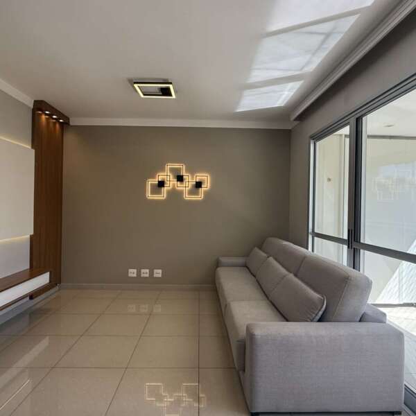 Sala de TV Apartamento à Venda no Condomínio Cennario Vila da Serra
