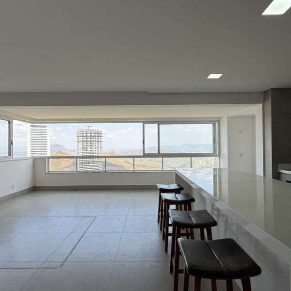Sala e cozinha Apartamento de 3 suítes para alugar no Prime House Vila da Serra