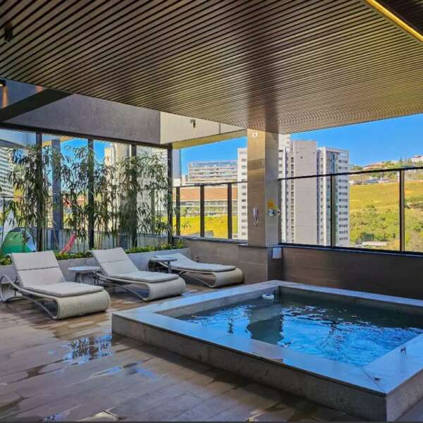 Spa Apartamento Duplex 4 suítes para alugar no Edifício Miró Vale do Sereno