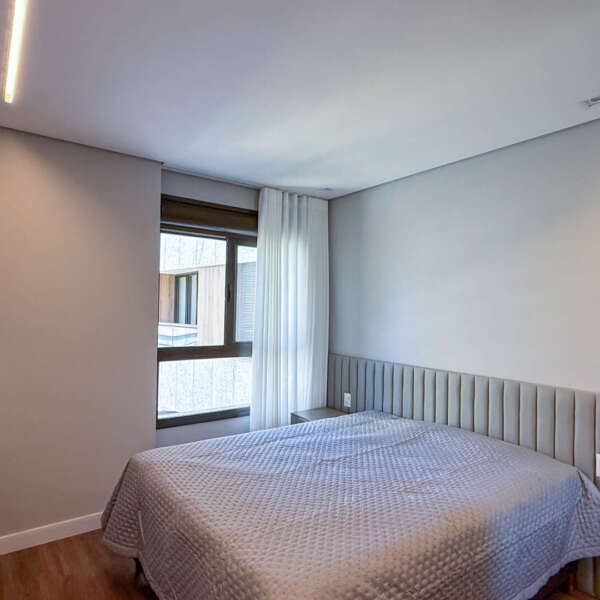 Suíte com ar condicionado Apartamento mobiliado à venda no Luar Vale do Sereno Nova Lima
