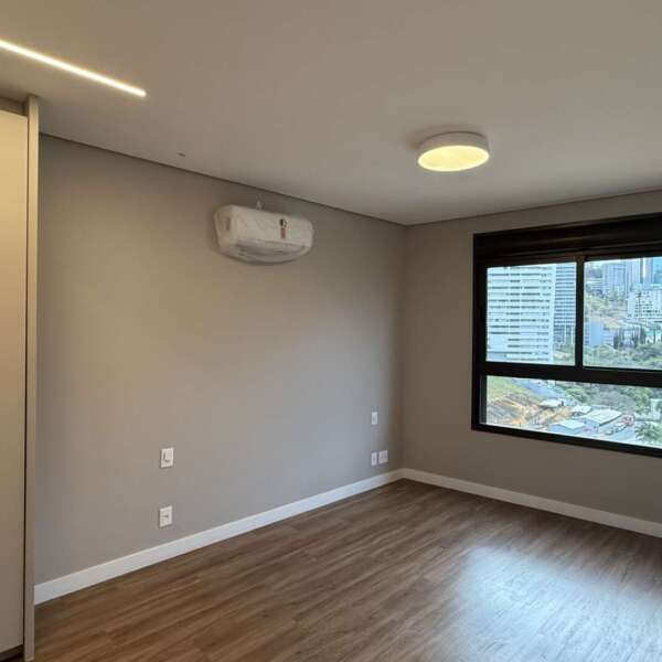 Suíte master com ar condicionado Apartamento de 3 Suítes para alugar no Luar Vale do Sereno