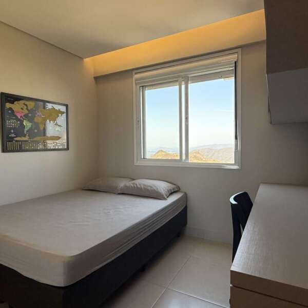 Suíte priincipal janela Apartamento de 2 Quartos Duplex à venda no Edifício Inovatto, Vila da Serra