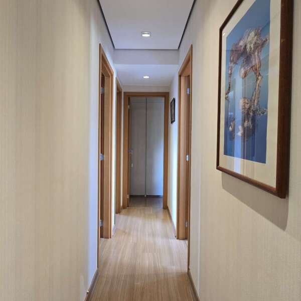 hall de acesso aos quartos Apartamento de