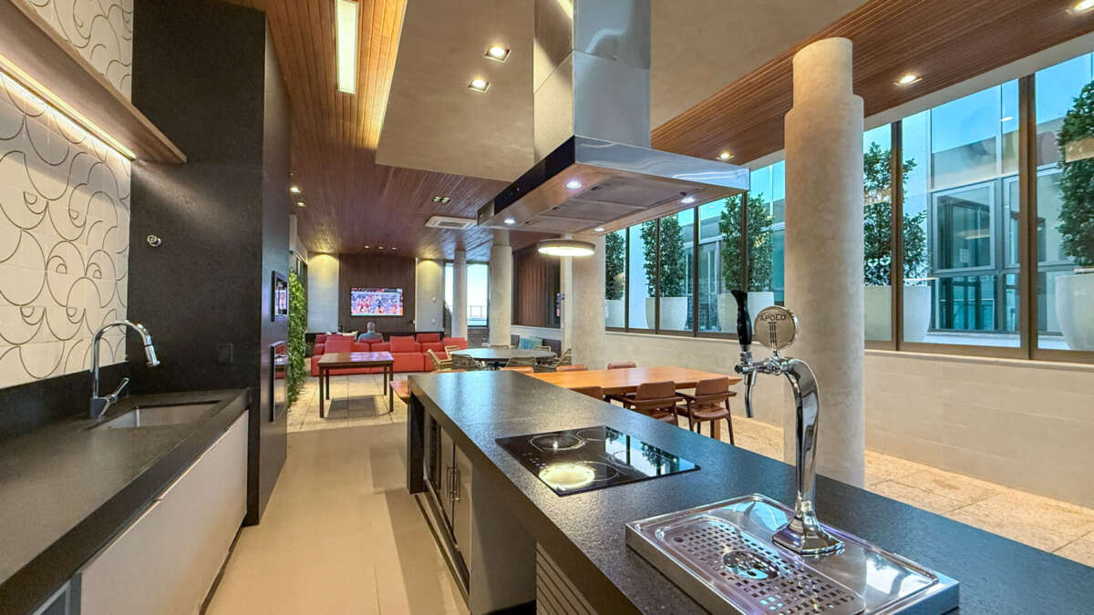 Espaço Gourmet Apartamento mobiliado no Olympus Vila da Serra para alugar