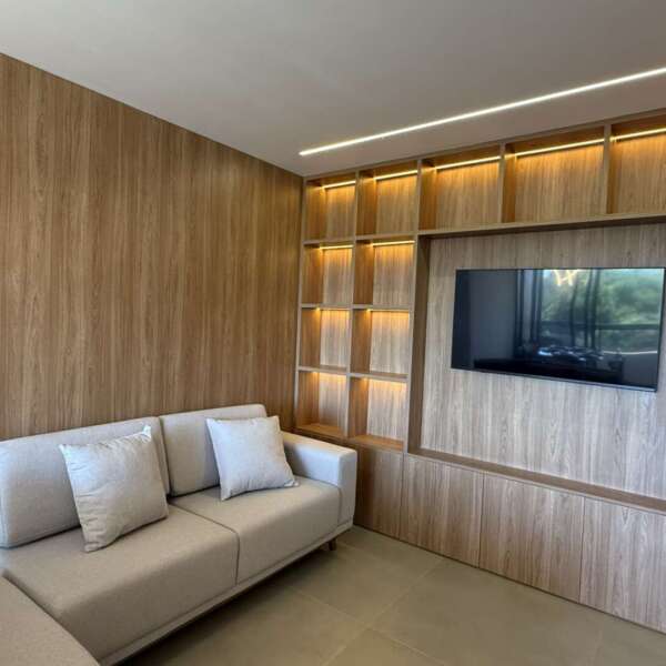 Sala Apartamento mobiliado de 3 Quartos para Alugar no Luar Vale do Sereno