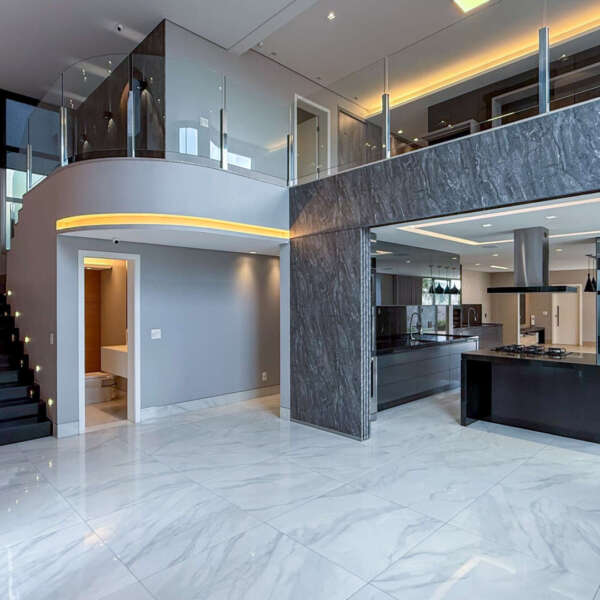 Sala e cozinha Casa à venda no condomínio Quintas do Sol, Nova Lima