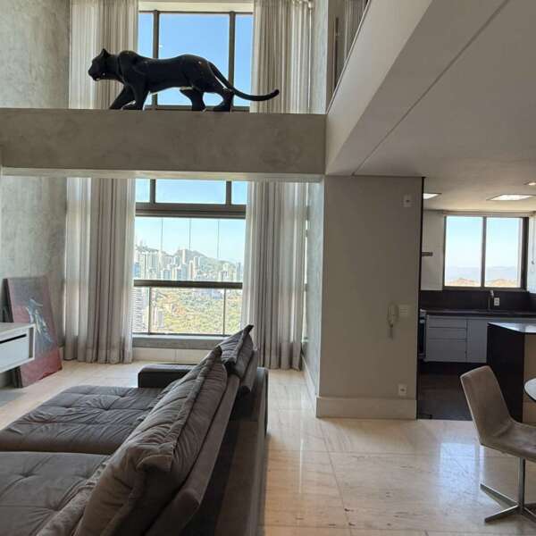 Sala para dois ambientes Loft à venda no Vila da Serra Edifício Mont Blanc