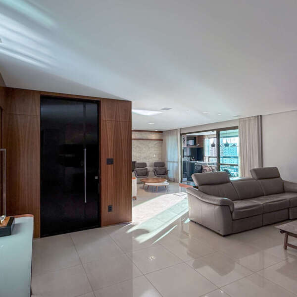 Sala para três ambientes Apartamento mobiliado no Olympus Vila da Serra para alugar