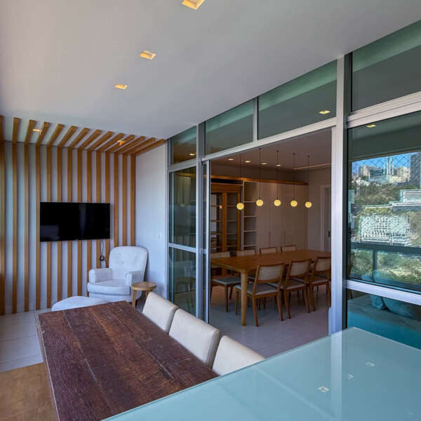 Varanda sala Apartamento à venda no Alsace Vila da Serra