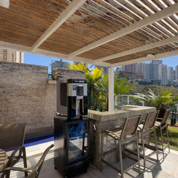 Espaço gourmet Apartamento de 3 Quartos para alugar no Cinecitta Vila da Serra