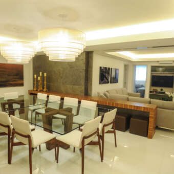 SALA AMPLA Apartamento de 4 quartos, à venda, no Green Tower Tennis Residence, Vila da Serra