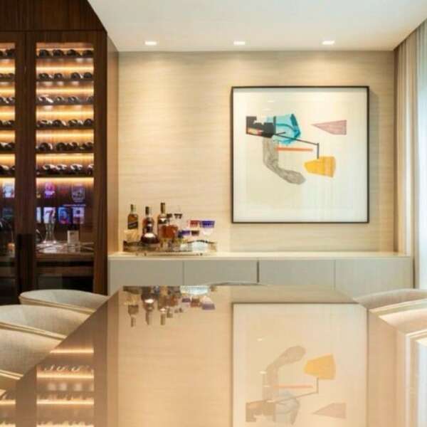 Sala de jantar Apartamento 3 suítes para alugar no Alameda Vila da Serra