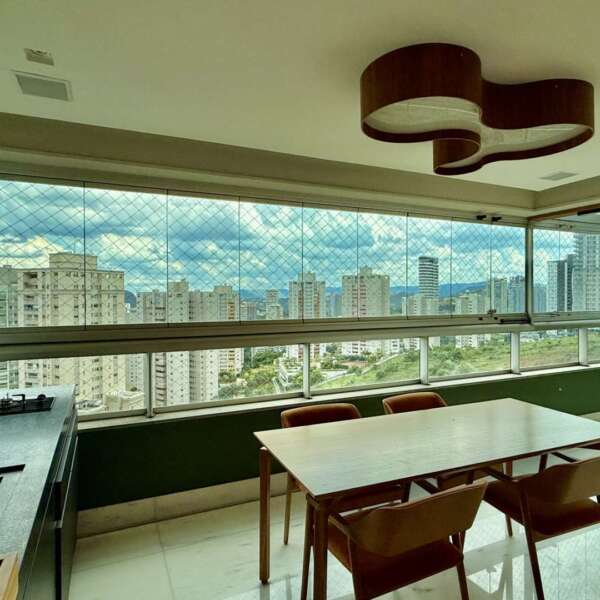 Varanda Apartamento 4 quartos para alugar na Alameda Oscar Niemeyer Vila da Serra