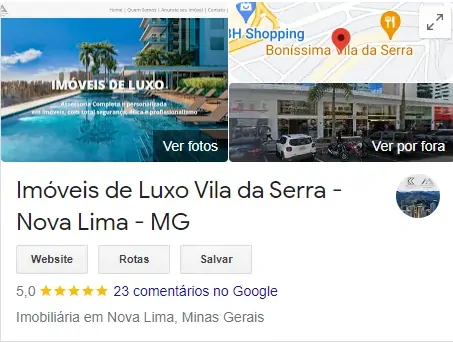 Imóveis de Luxo Vila da Serra - Nova Lima - MG