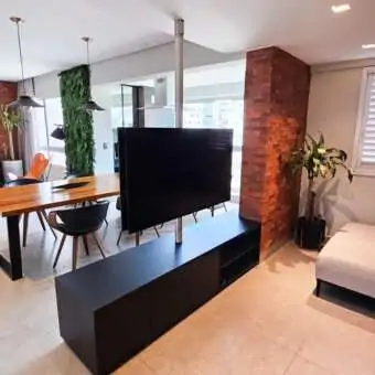 Sala Apartamento mobiliado 3 quartos à venda Vila da Serra Angel Falls