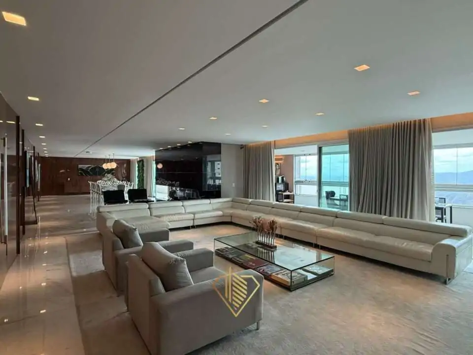 Sala para quatro ambientes Apartamento de 510m² à venda no Green Garden Vila da Serra