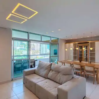 Sala ampla Apartamento à venda no Alsace Vila da Serra